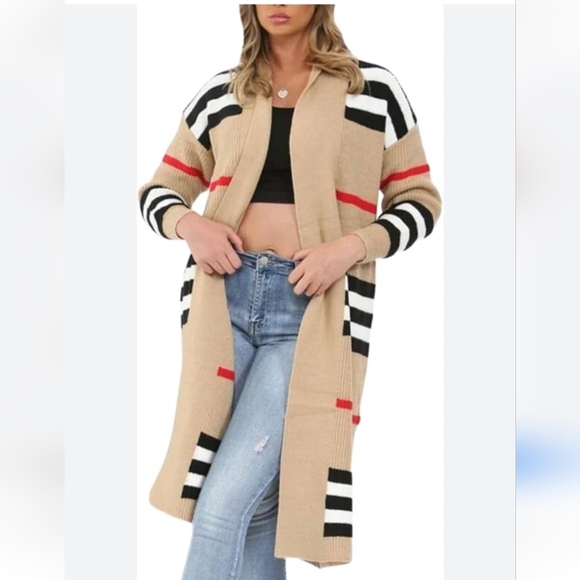 Fun longer open cardigan size XXL - Picture 1 of 5